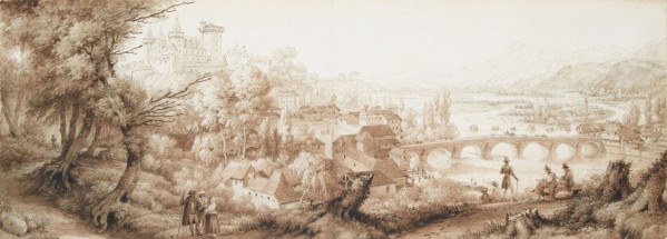 Chateau de Pau by Louis Francois Lejeune
